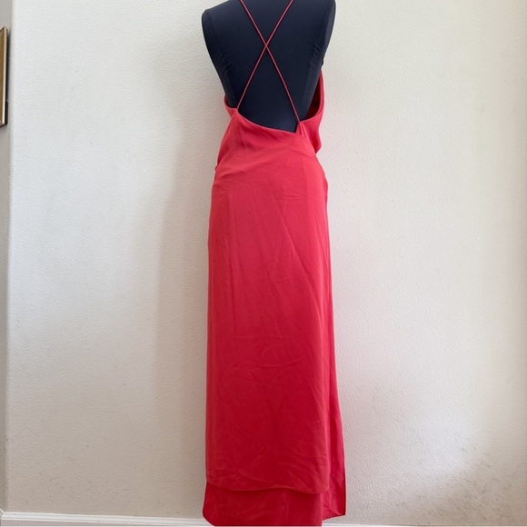 ALEXIS Analia Wrap Slip Dress Coral Medium - Picture 7 of 8
